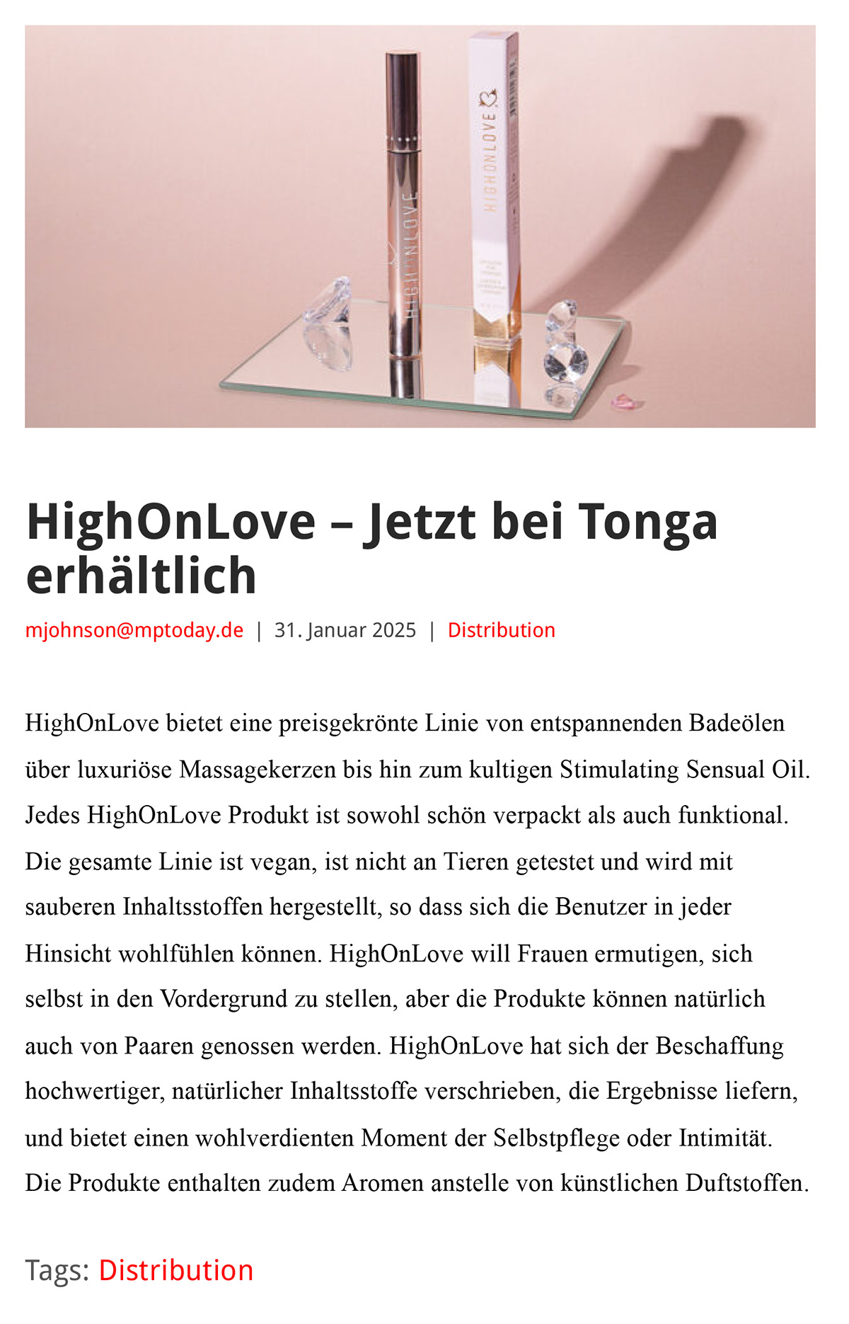 2025-01 eLine Online - HighOnLove